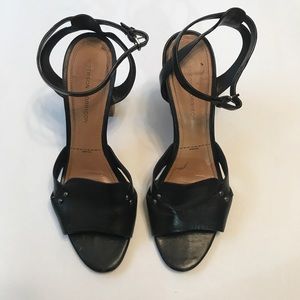 Sigerson Morrison ankle strap block heel sandals